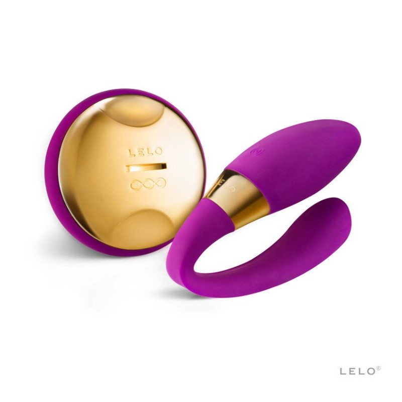 LELO Tiani Couples Vibrator - 24K Gold and Deep Rose
